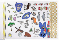 Przygoda z Europą - książka, kreatywna zabawa dla dzieci, ZT8290-Zuzu Toys