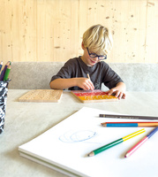 Drewniane tablice edukacyjne do nauki pisania Litery i cyfry Educate Small Foot 12560