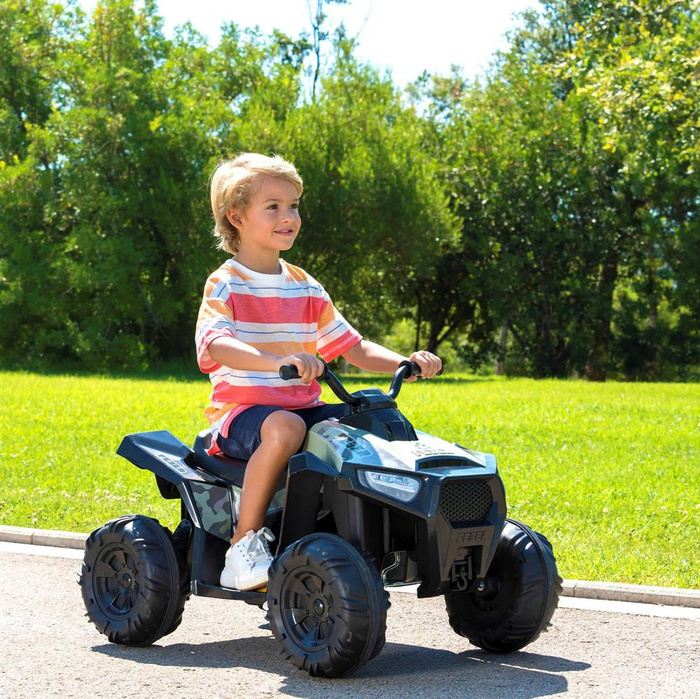 Elektryczny Quad FEBER 12541 wytrzymały Pojazd na akumulator dla dzieci 12VBoxer Moro