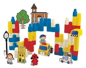 Kolorowe klocki Popboblocs miasto K's Kids