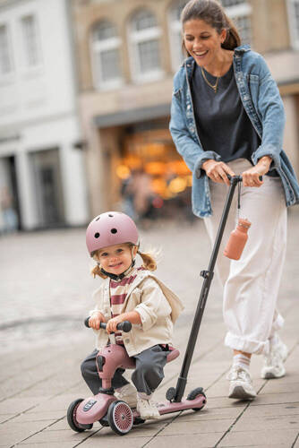 OUTLET SCOOTANDRIDE Highwaykick 1 Push and Go 2w1 Jeździk i hulajnoga z rączką do prowadzenia 1-5 lat Wildberry