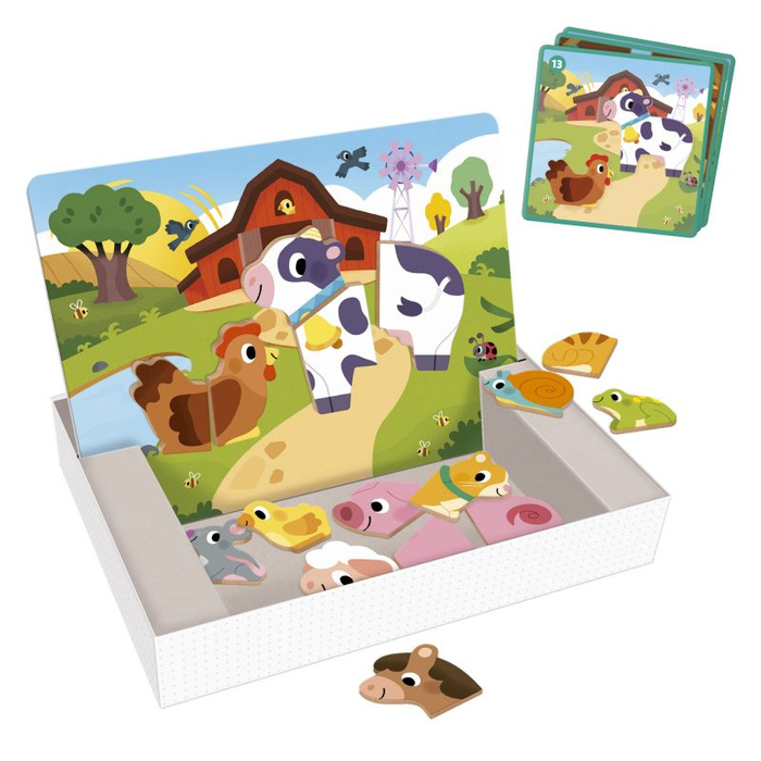 Układanka magnetyczna dla dzieci Farma Goula 1110100488