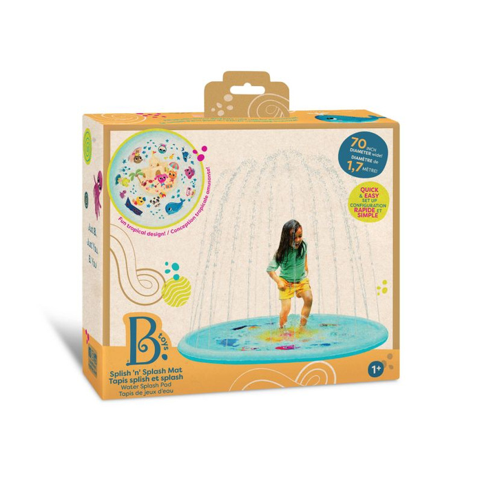 Ogrodowa mata wodna z efektem fontanny B.toys BX2353Z