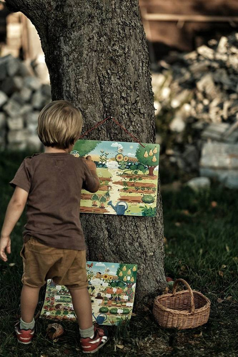 Magnetyczna układanka Mój magiczny ogród 3-6 lat, Janod J05463