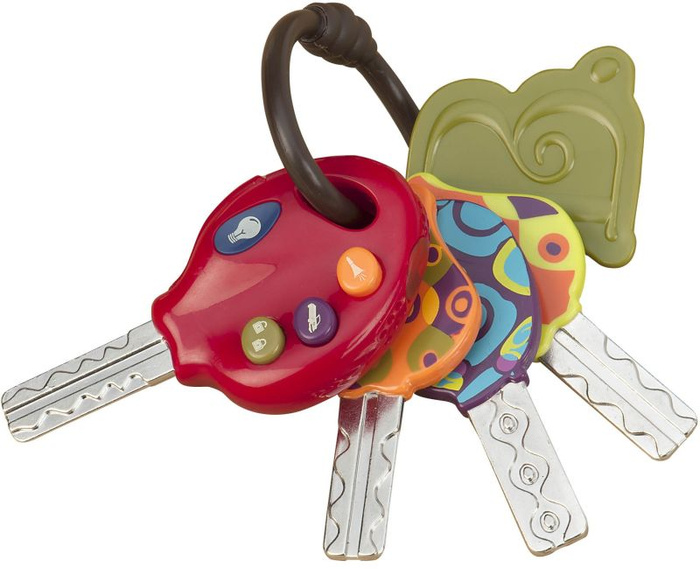LucKeys zestaw kluczy samochodowych z pilotem w kluczyku B.Toys BX1930Z
