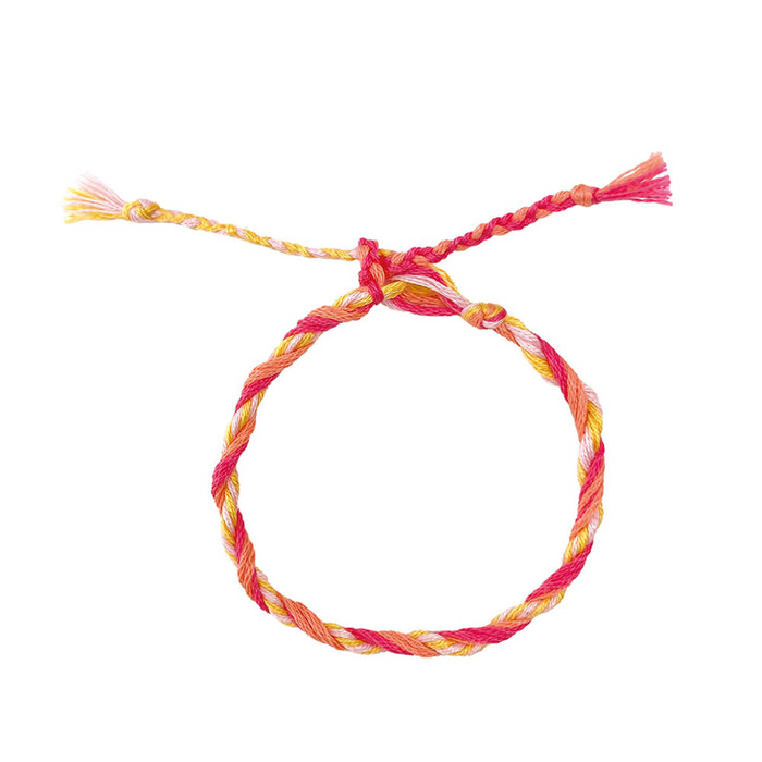 Zestaw kreatywny do tworzenia biżuterii Tęczowe bransoletki 30 szt. J09134 Janod