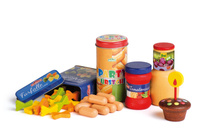 Drewniany zestaw produktów spożywczych Przyjęcie urodzinowe mały Kucharz Erzi 28199