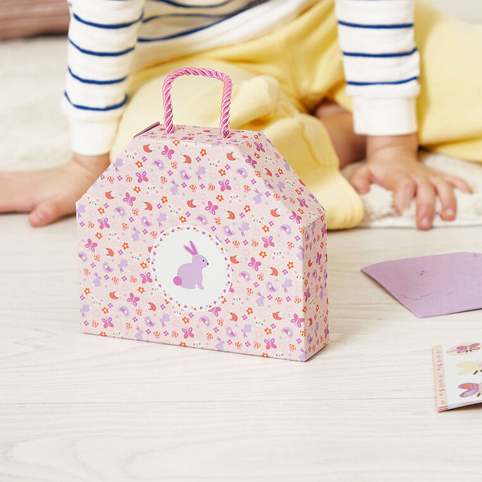 Zestaw kreatywny do tworzenia biżuterii Brokatowe spinki do włosów Ogród Janod J09179