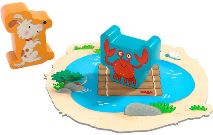 Moja pierwsza gra Zwierzak na zwierzaku HB306069-Haba, gry zręcznościowe dla dzieci