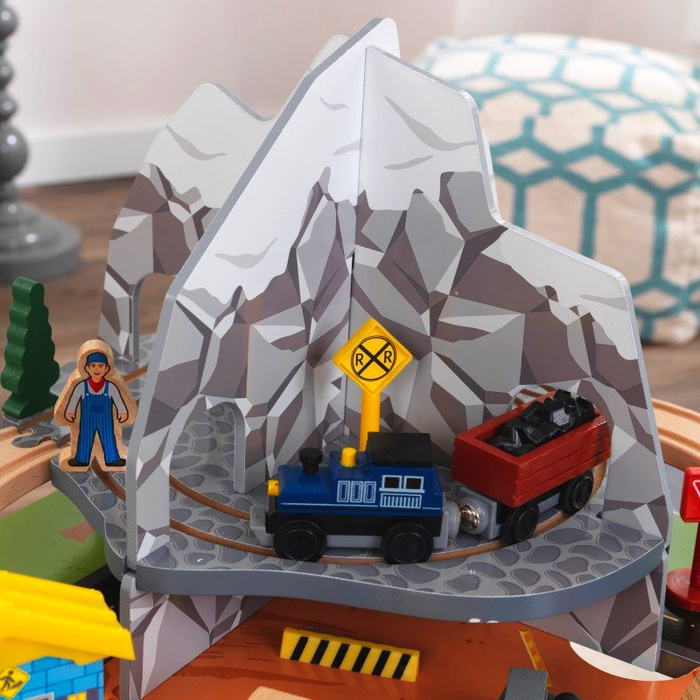 Drewniana kolejka górska stół kreatywny z akcesoriami Rocky Mountain KidKraft KK10176