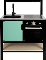 Drewniana kuchnia dla dzieci Black Industrial Small Foot 12433