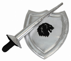 Srebrna tarcza i lanca akcesoria do Hobby Horse Astrup 84232