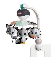 Czarno-biała Karuzela z kojącą muzyką i zabawkami dla niemowląt Tiny Love TL1305906830 Magiczna Kraina 3w1