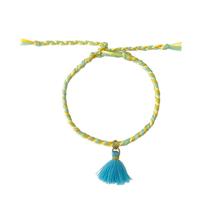 Zestaw kreatywny do tworzenia biżuterii Tęczowe bransoletki 30 szt. J09134 Janod