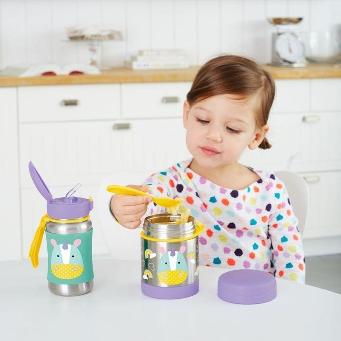 Stalowy bidon Jednorożec Zoo 252518-Skip Hop, akcesoria dla dzieci