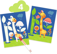 Zestaw artystyczny 6w1 Myszka i Przyjaciele Djeco DJ09295, zabawy kreatywne dla najmłodszych