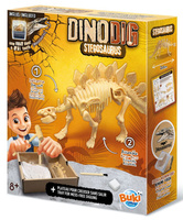 Szkielet dinozaura do odkopania i złożenia Stegozaur Mały paleontolog Buki 445STE