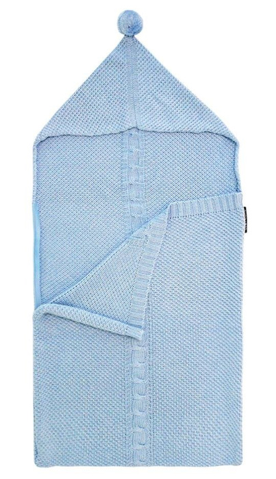 Śpiworek-kocykowy do spania błękitny LL6609-Lullalove, wyprawka dla niemowlaka