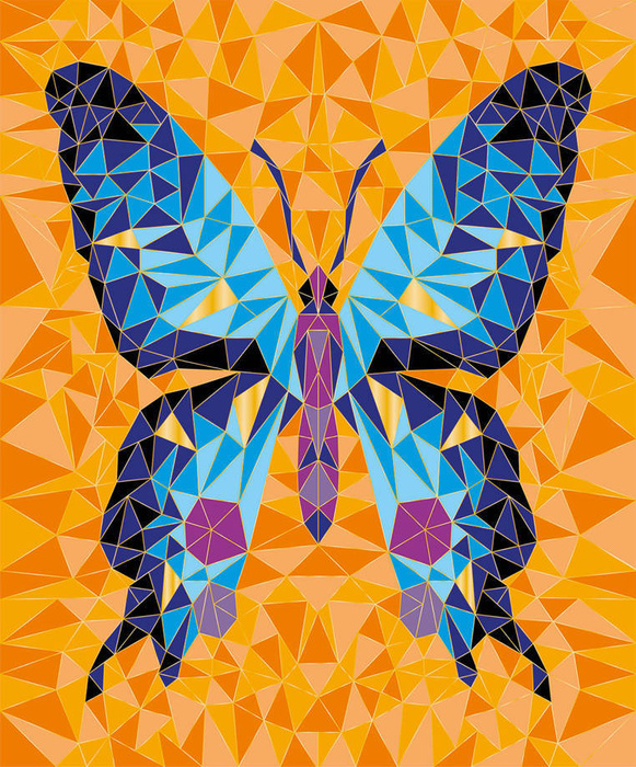 Zestaw kreatywny Malowanie po numerach 2 obrazy Owady Misterix J07980 Janod