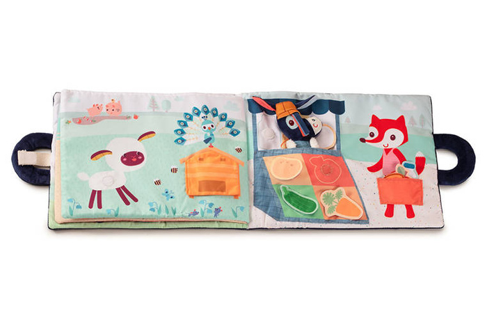 Miękka książeczka aktywizująca "Osiołek Ignace na farmie" 83415 Lilliputiens