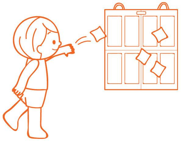 Gra zręcznościowa rzucamy do celu K's Kids Training2s