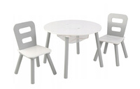 Śnieżynka - stolik dla dzieci i dwa krzesełka, KidKraft - meble do pokoju dziecięcego