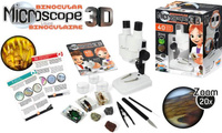 Nauka i zabawa dla dzieci Mikroskop dwuokularowy 40 doświadczeń MR500 Buki