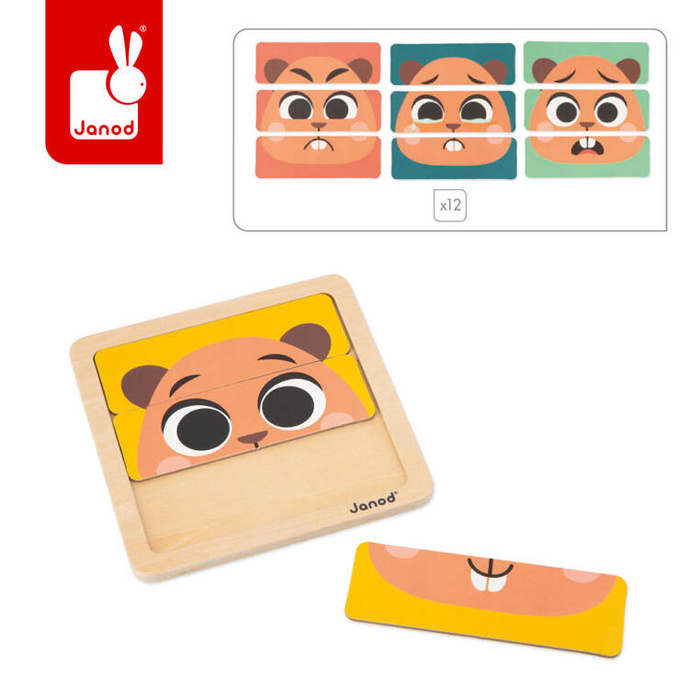 Zestaw zabawek edukacyjnych Box 36 m-cy J04066 Janod