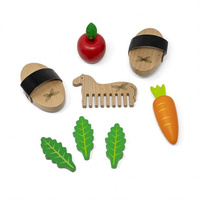 Zestaw do pielęgnacji konia 8 elementów akcesoria do Hobby Horse Astrup 84229