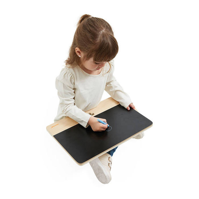 Tablica drewniana stołowa nablatowa z podpórką i akcesoriami Janod J09636