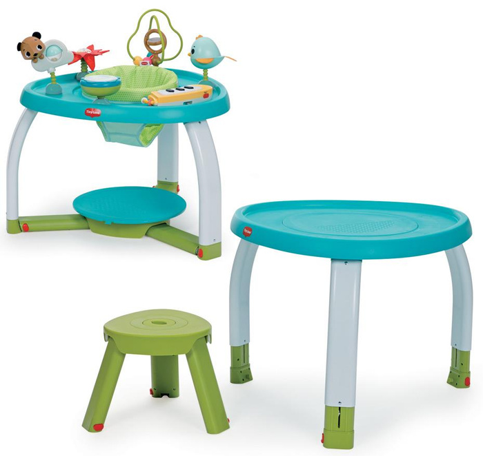 Centrum aktywności 5w1 Tiny Love TL1807800700 wielofunkcyjny Stoliczek z sensorycznymi aktywnościami Zabawa na łące