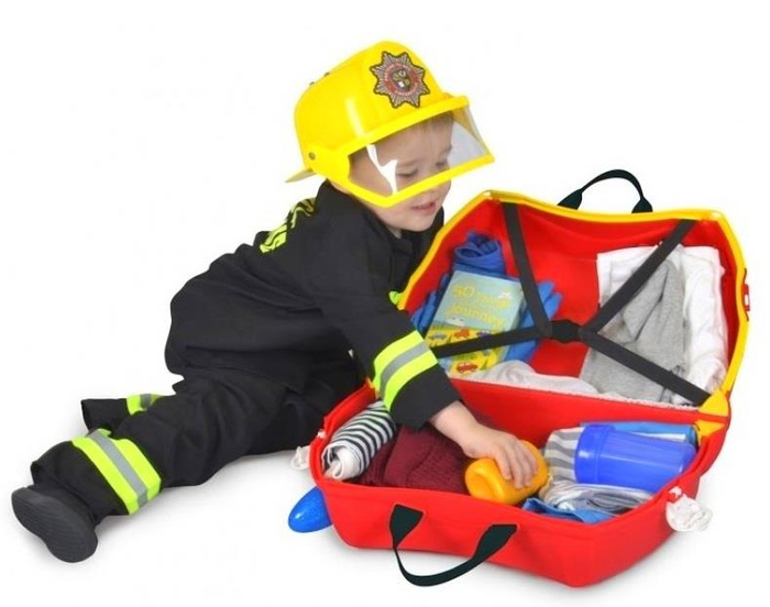 Jeżdząca walizeczka - Wóz strażacki Frank