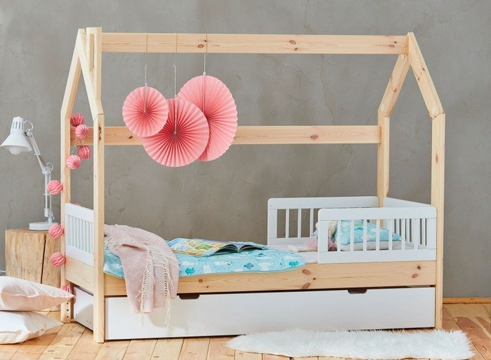 Naturalna Barierka Classic 2 sztuki 160x70 Pinio Łóżka Domki