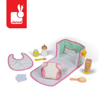 Zestaw torba do przewijania z 8 akcesoriami J06501-Janod, akcesoria dla lalek