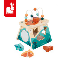 Wielofunkcyjny wulkan kostka edukacyjna Dinozaury Janod J05827