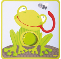 Układanka dla najmłodszych, Kolory świata zwierząt, HB301059-Haba, zabawa w dopasowywanie