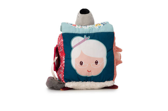 Dźwiękowa kostka aktywizująca wielofunkcyjna miękka Wilk Louis 83464 Lilliputiens