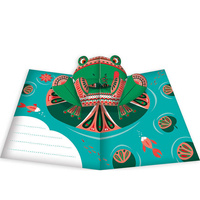 Zestaw kreatywny Przestrzenne kartki pop-up 3D Zwierzęta 6+ J07987-Janod, zestaw artystyczny