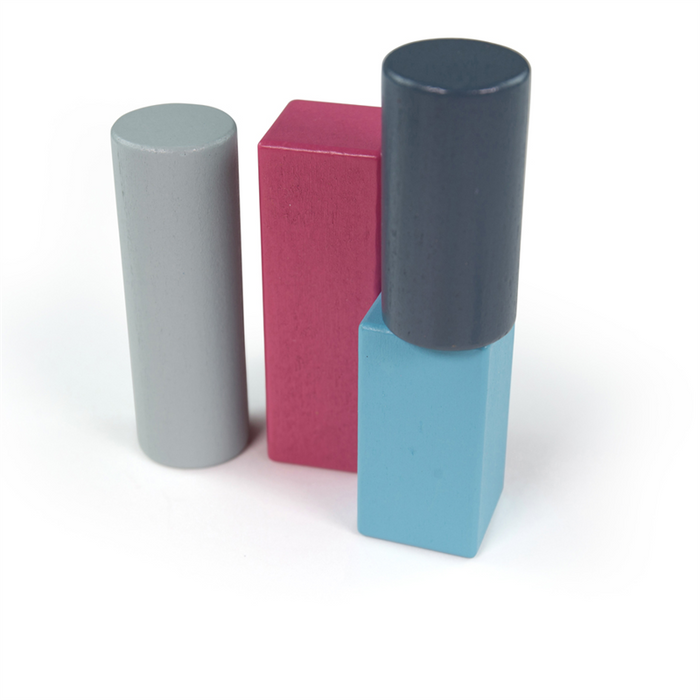 Kolorowe drewniane klocki 34044-Bigjigs Toys, drewniane klocki dla dzieci