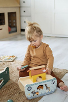 Arka Noego dla dzieci drewniany sorter edukacyjny dla najmłodszych z figurkami Small Foot 12456
