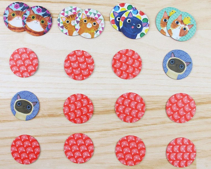 Mini Memo Wesołe kociaki MP55750-Mudpuppy, gry pamięciowe dla dzieci