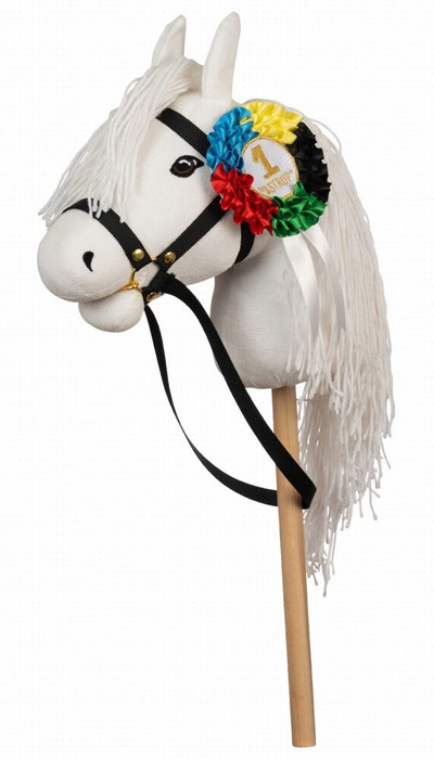 Hobby Horse Koń na kiju olimpijski OL-GA do skoków Astrup 84346 zestaw limitowany