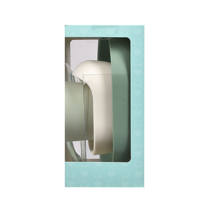 Silikonowe naczynia dla dzieci Zestaw z przyssawką Sage Green Beaba 913592