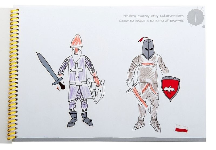 Przygoda z Polską - książka, kreatywna zabawa dla dzieci, ZT8146-Zuzu Toys