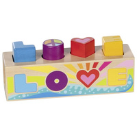 Drewniany sorter kształtów Love Goki 58309