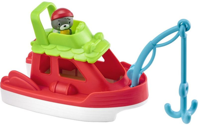 Kuter rybacki Klorofil 700502F, zabawki kąpielowe 3w1