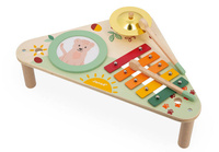 Stolik muzyczny Sunshine 12m+ J07616-Janod, zabawki muzyczne dla dzieci