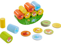 Dziecięca gra zręcznościowa Balansujące Zwierzęta HB305203-Haba, zabawki drewniane