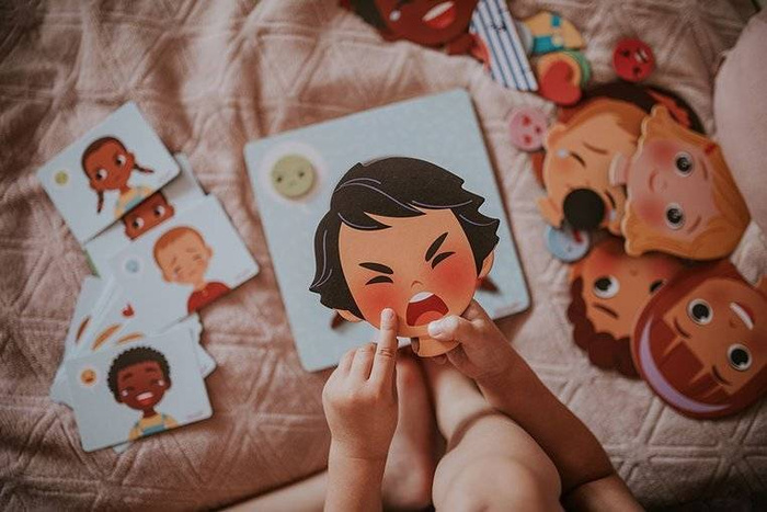 Magnetyczna układanka Emocje, Janod J08038