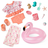 Lalka Gabriela 46cm z akcesoriami na plażę Our Generation BD31590Z